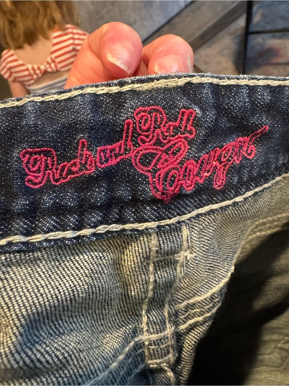 Rock & Roll Cowgirl Low Rise Bootcut Jeans 25x34 - Picture 4 of 4